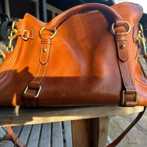 Dooney & Bourke Tan Leather Shoulder Bag